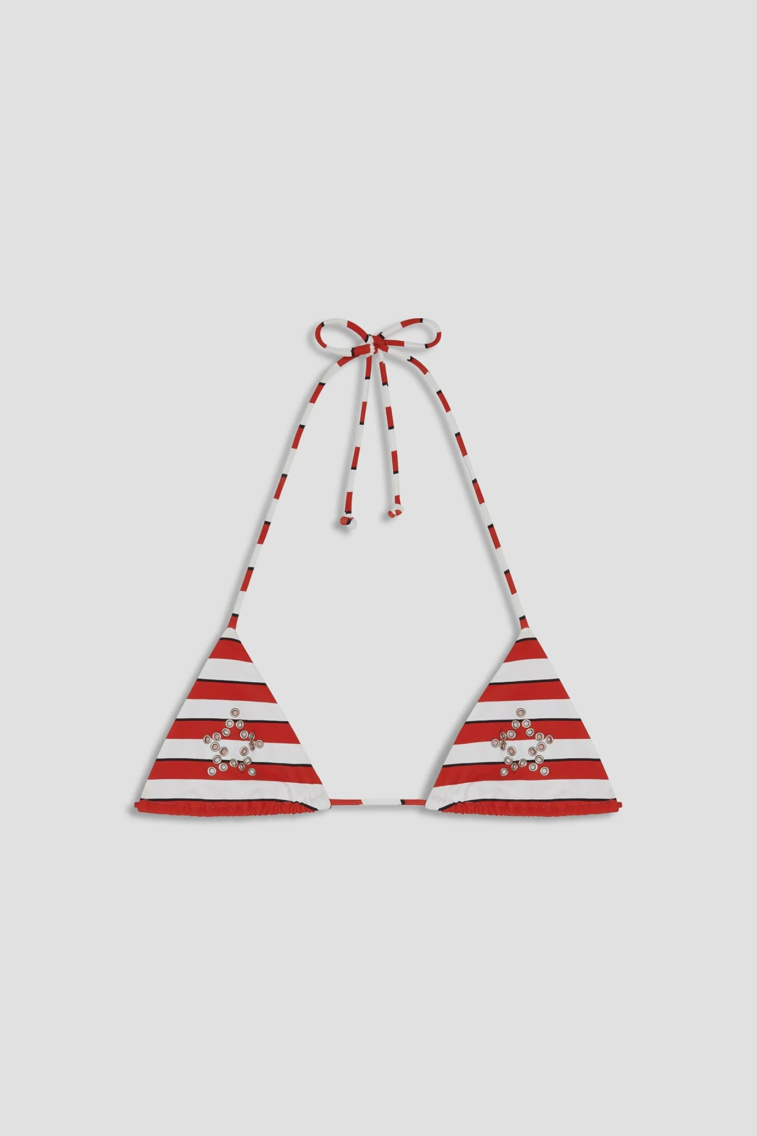KAUAI BIKINI TOP - RED STRIPE - Image 2