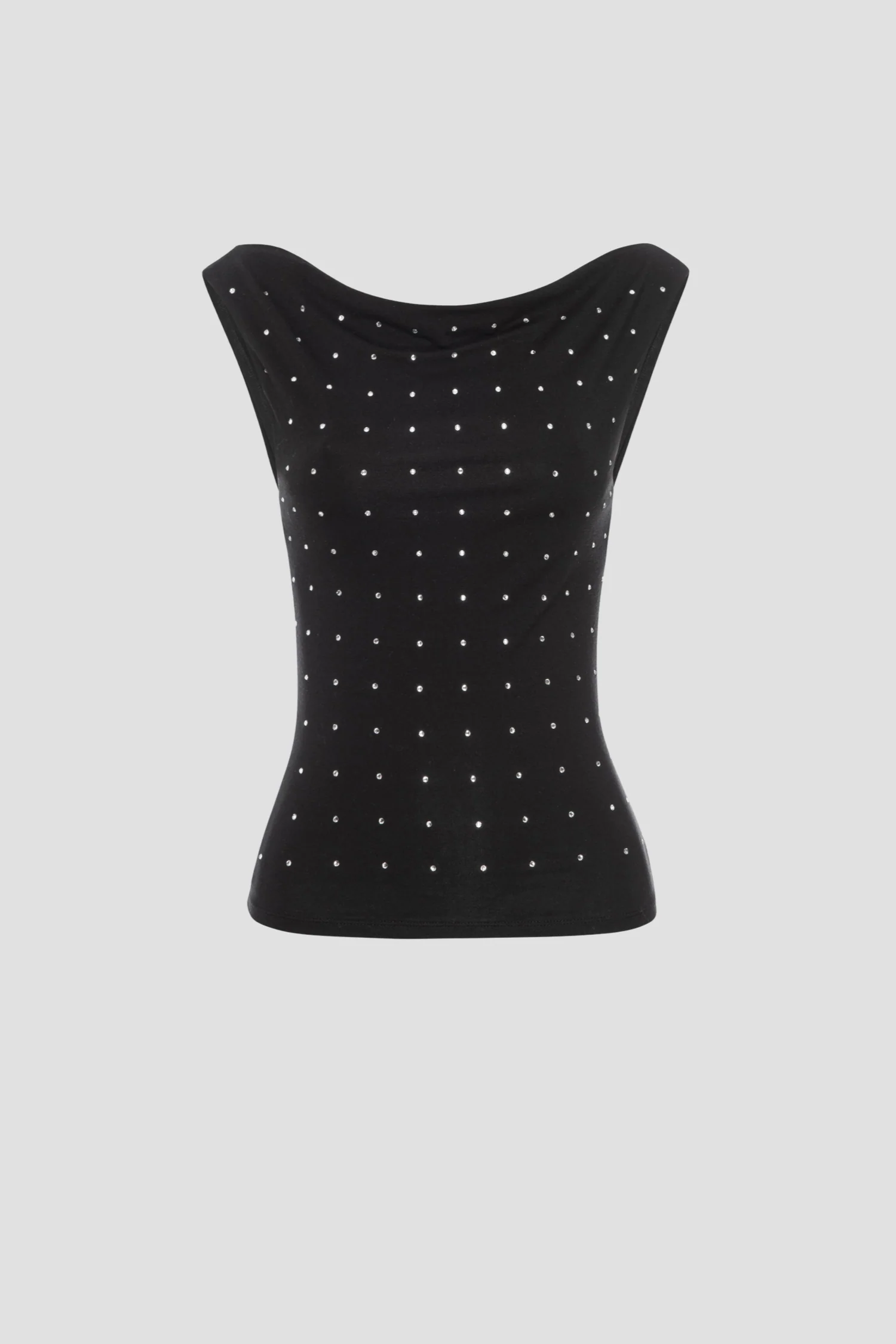 LANI TOP - BLACK RHINESTONE - Image 2