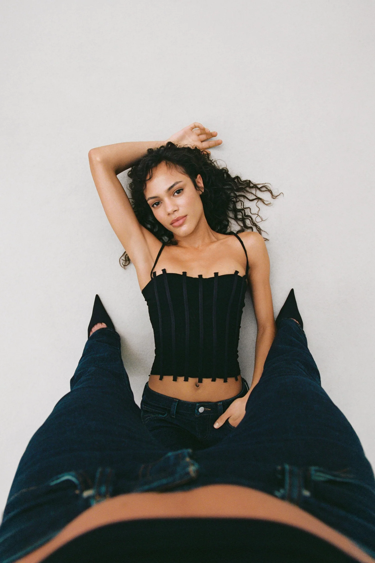 LILA CORSET - BLACK - Image 2
