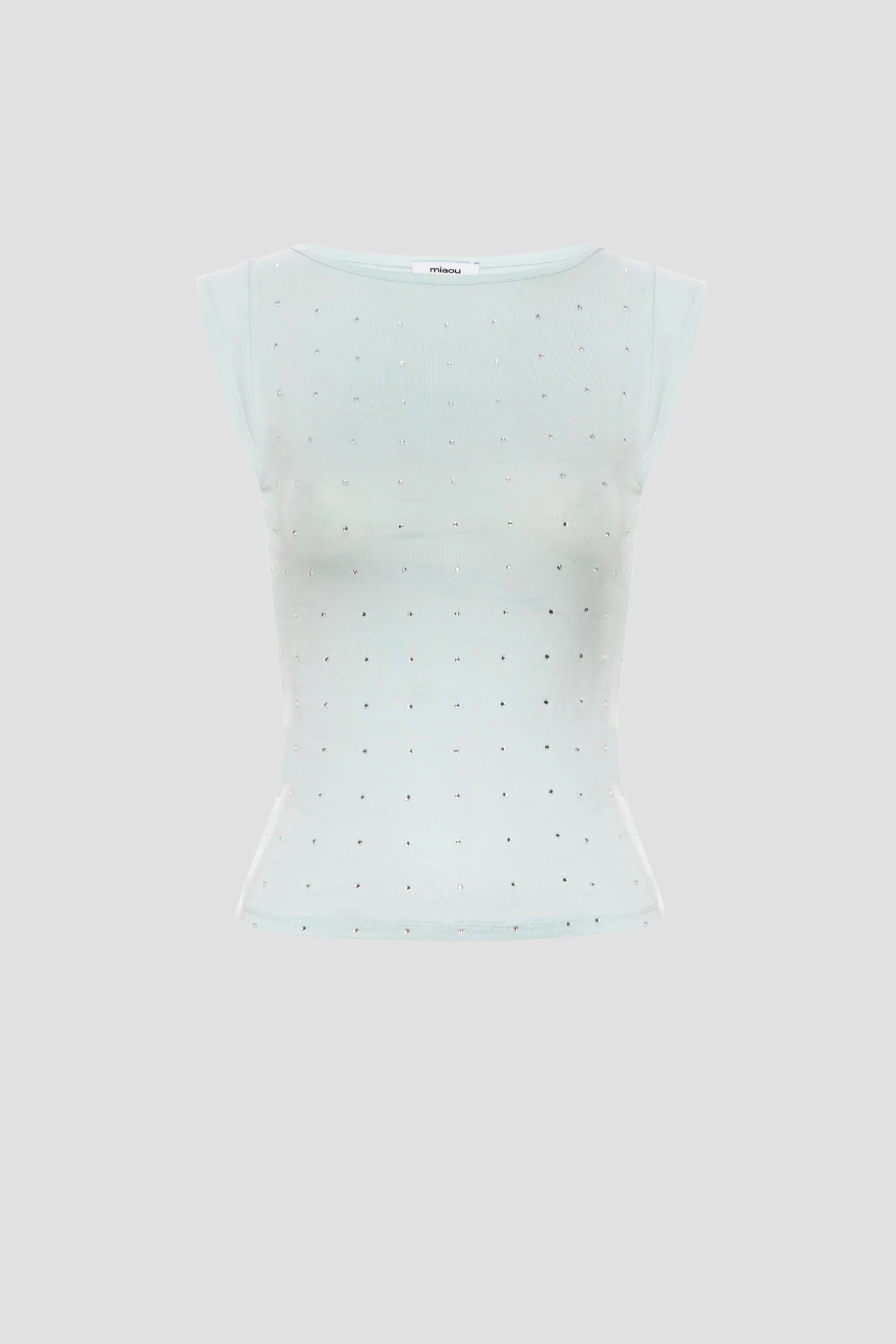 LUCIA TOP - BABY BLUE RHINESTONE - Image 2