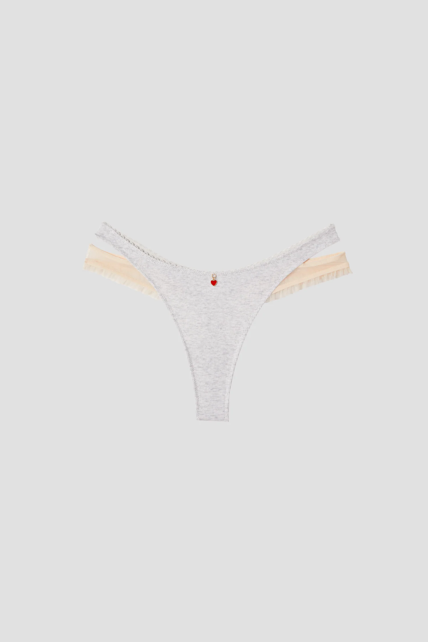 STRING THONG - POWDER ROSE - Image 2